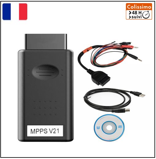 MPPS V21 Tricore Multiboot ECU Moteur Multimarques en Français