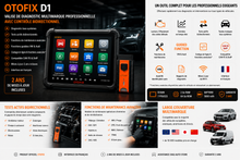 Lade das Bild in den Galerie-Viewer, Valise Diagnostic OTOFIX D1  – Multimarque AUTEL | 2 ans de mises à jour incluses
