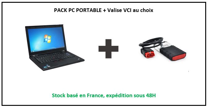 Pack PC portable + VCI au choix